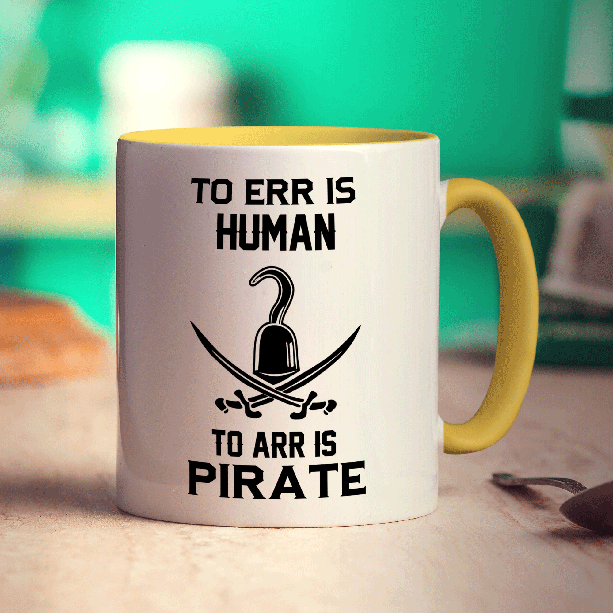 To Err is Human, To Arr is Pirate Mug