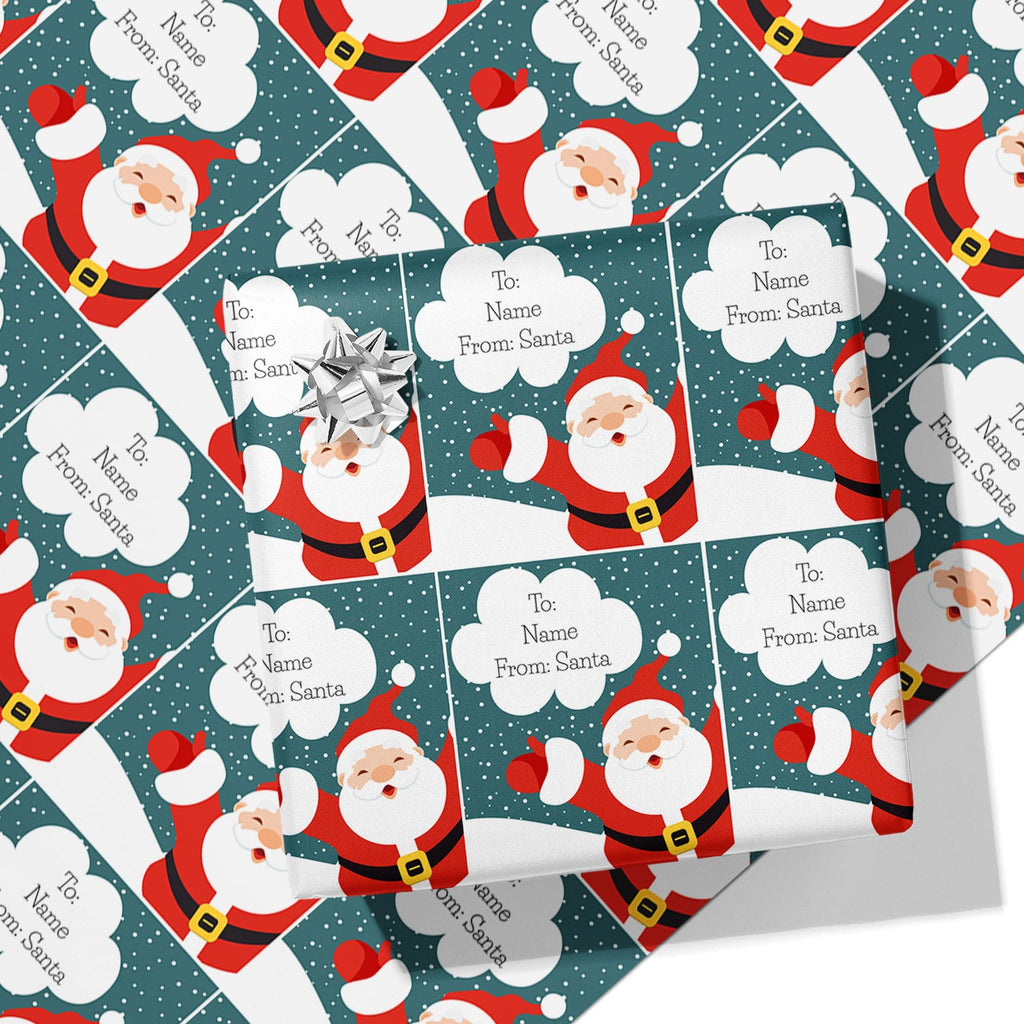 From Santa Name Wrapping Paper