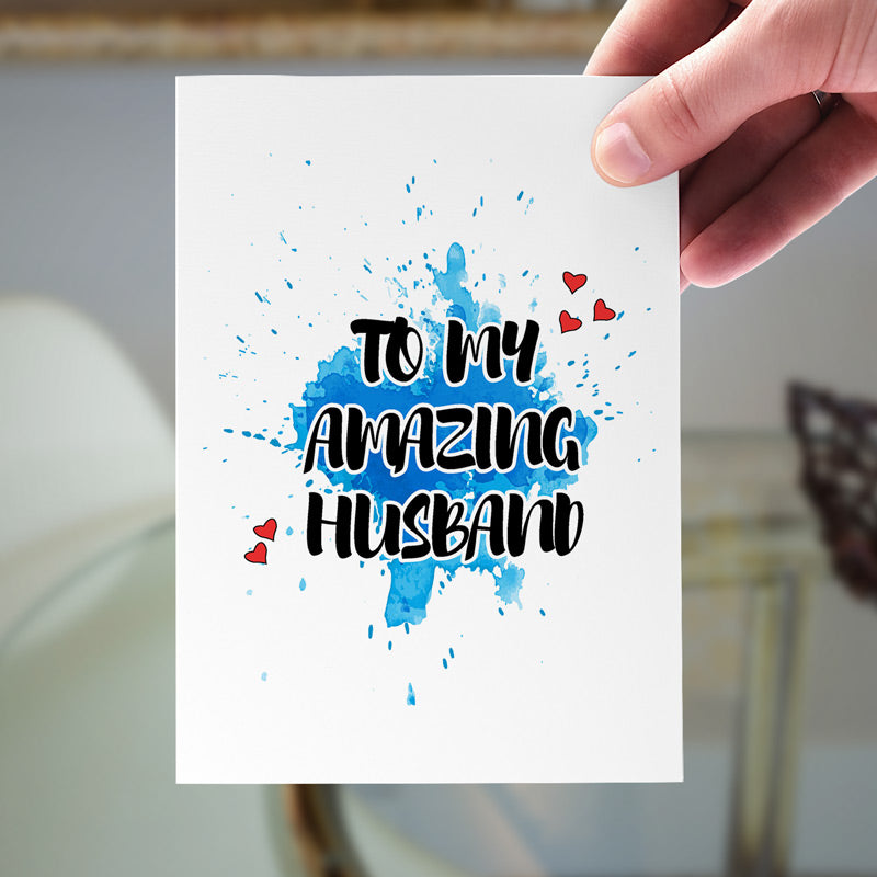 to-my-amazing-husband-card-held