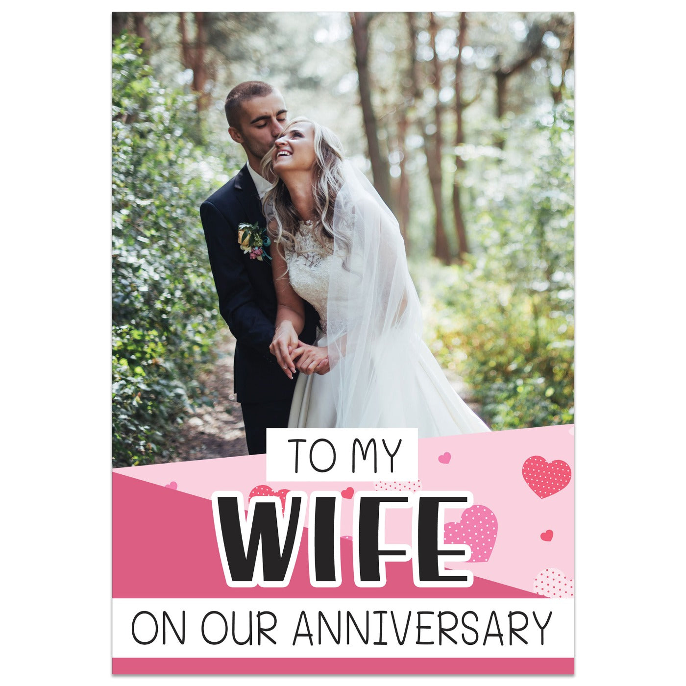 To My Wife Anniversary Photo Card