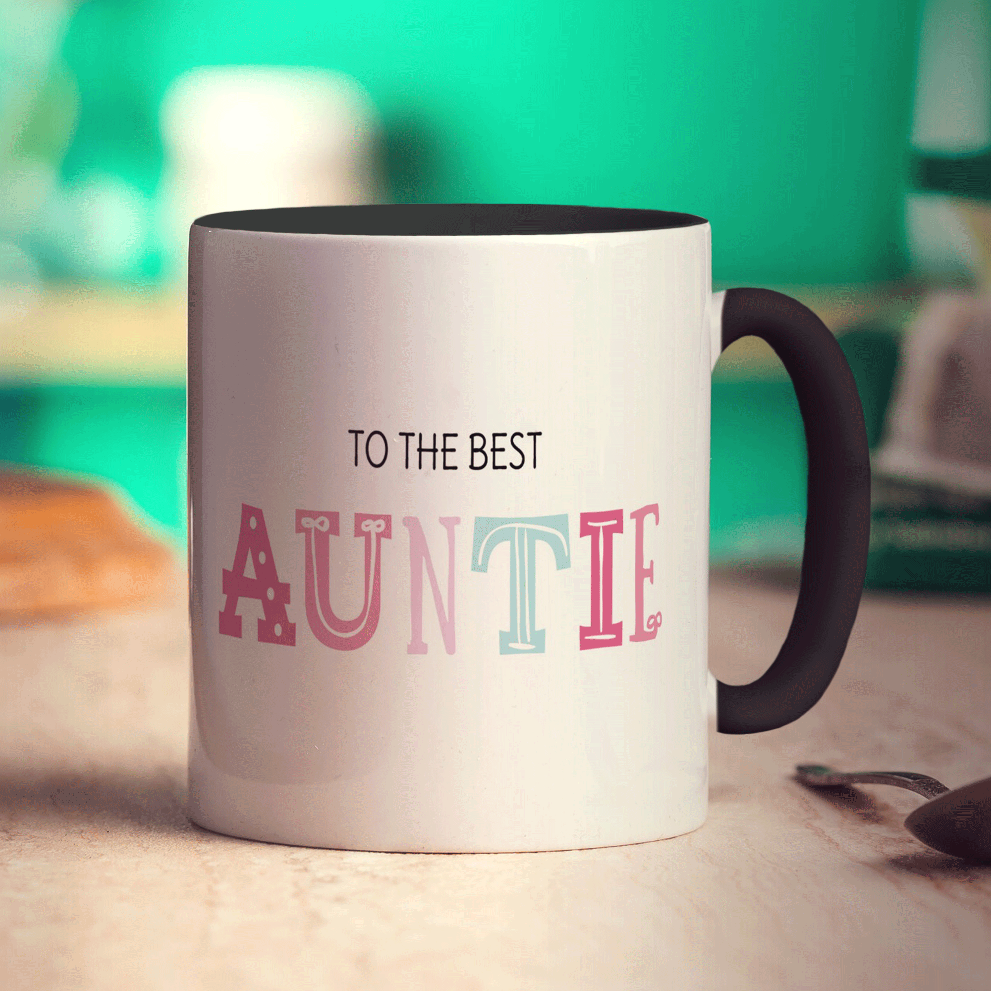 To the Best Auntie Personalised Photo Mug