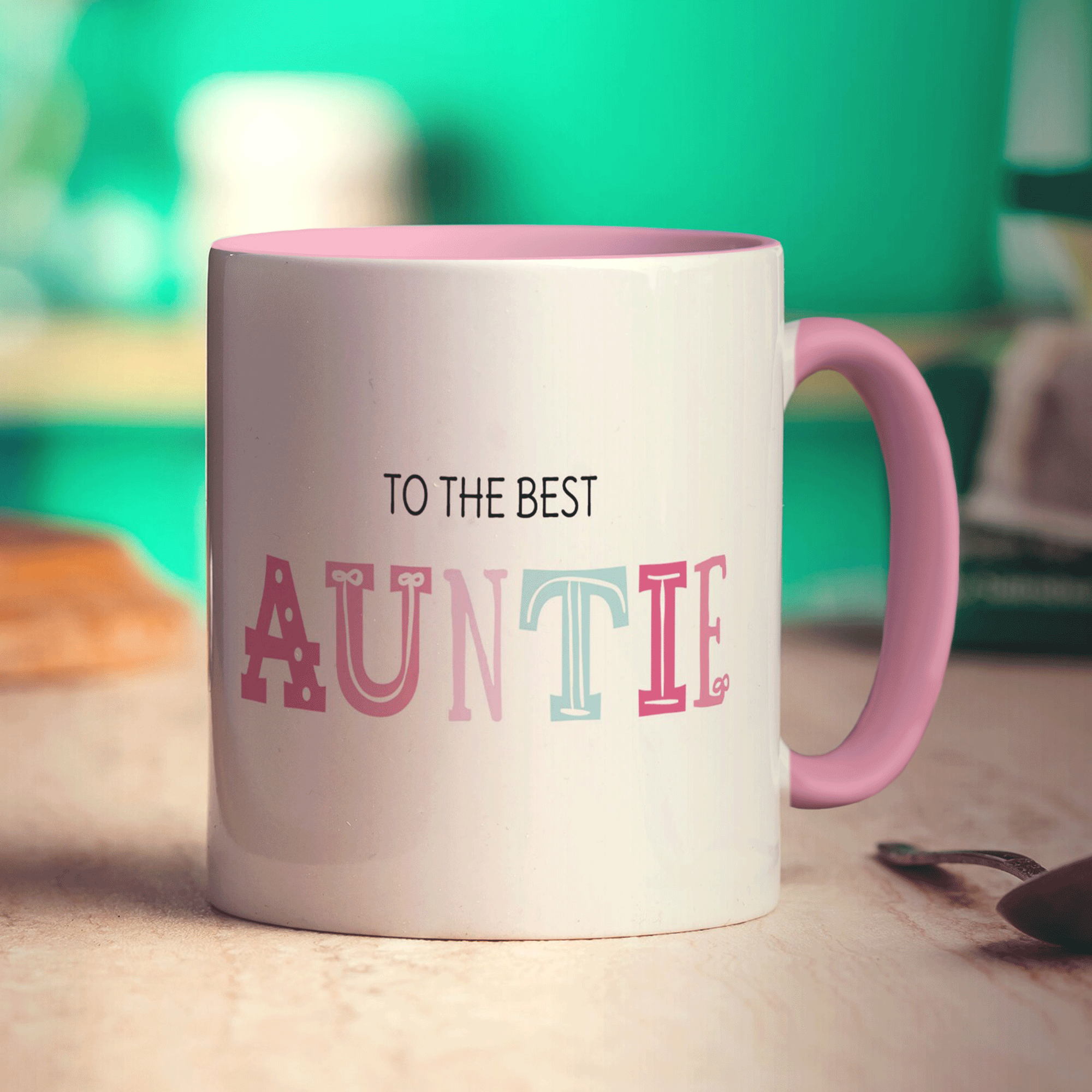 To the Best Auntie Personalised Photo Mug