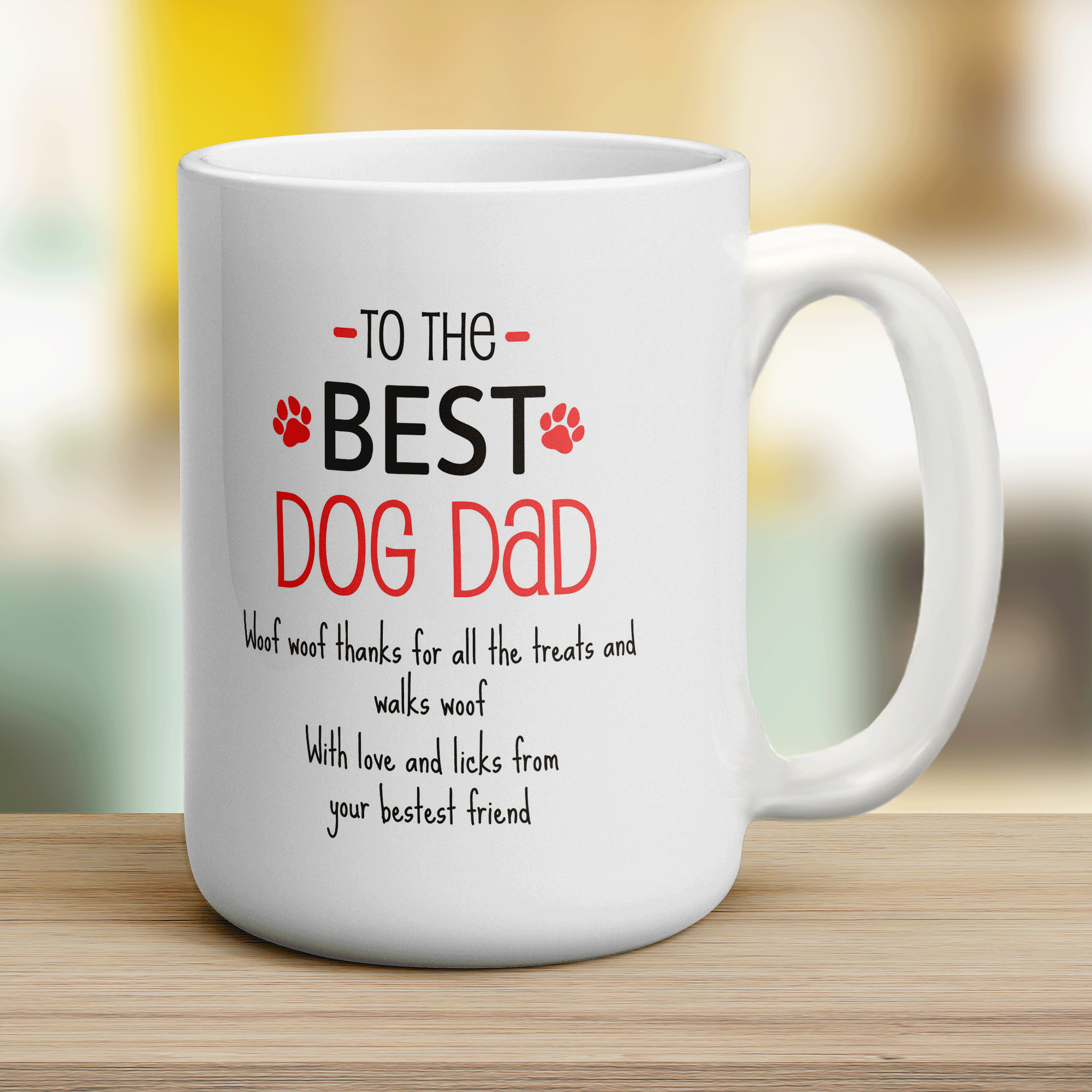 To The Best Dog Dad Mug