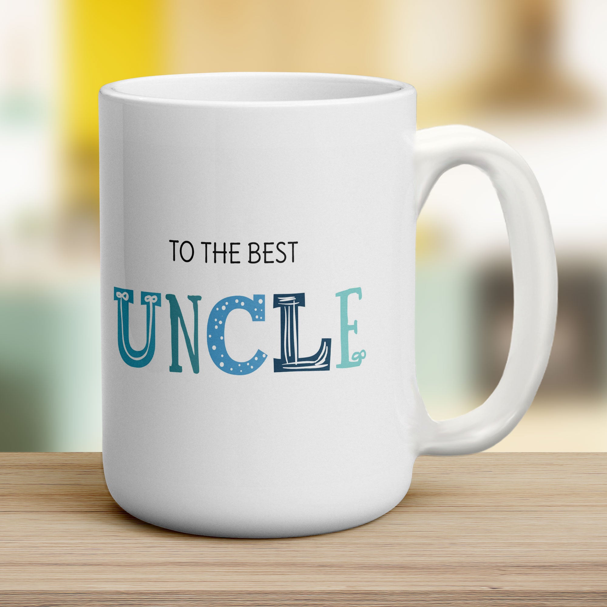 To the Best Uncle Personalised Photo Mug