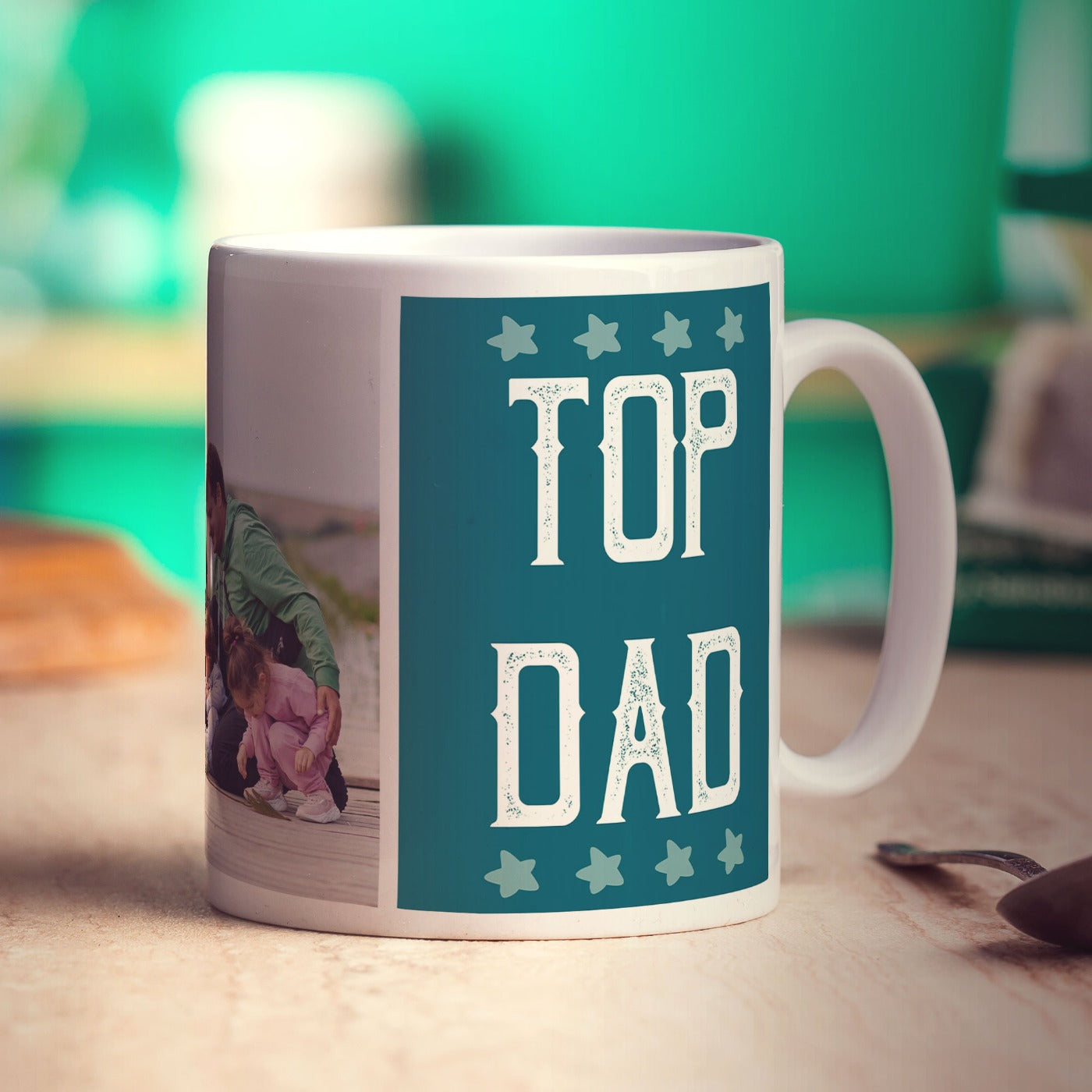 Top Dad Photo Mug