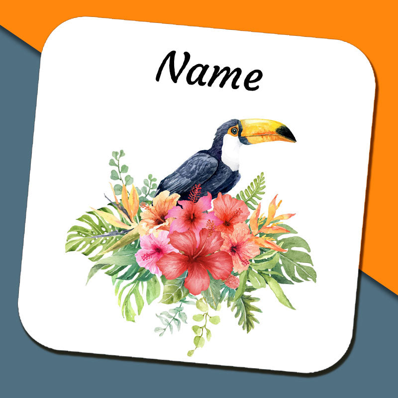 Toucan Name Coaster