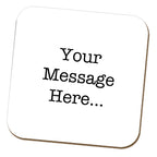 Typewriter Message Coaster