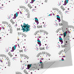 Unicorn Name Wrapping Paper