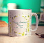 Birthday Candles Mug by Charlotte Street - Standard 330ml (11oz) / White