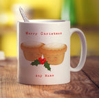 Mince Pie Personalised Mug - Standard 330ml (11oz) / White