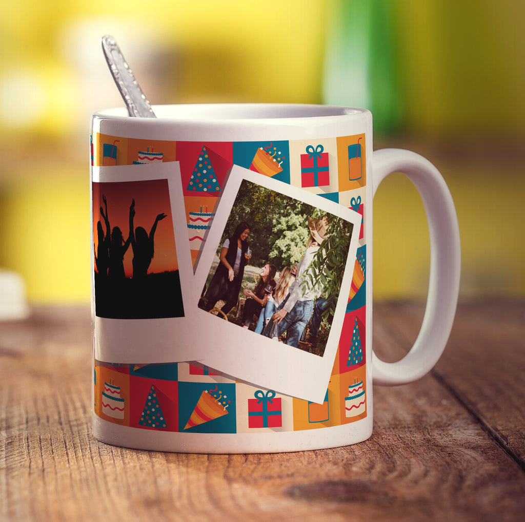 Birthday Polaroid Photo Mug