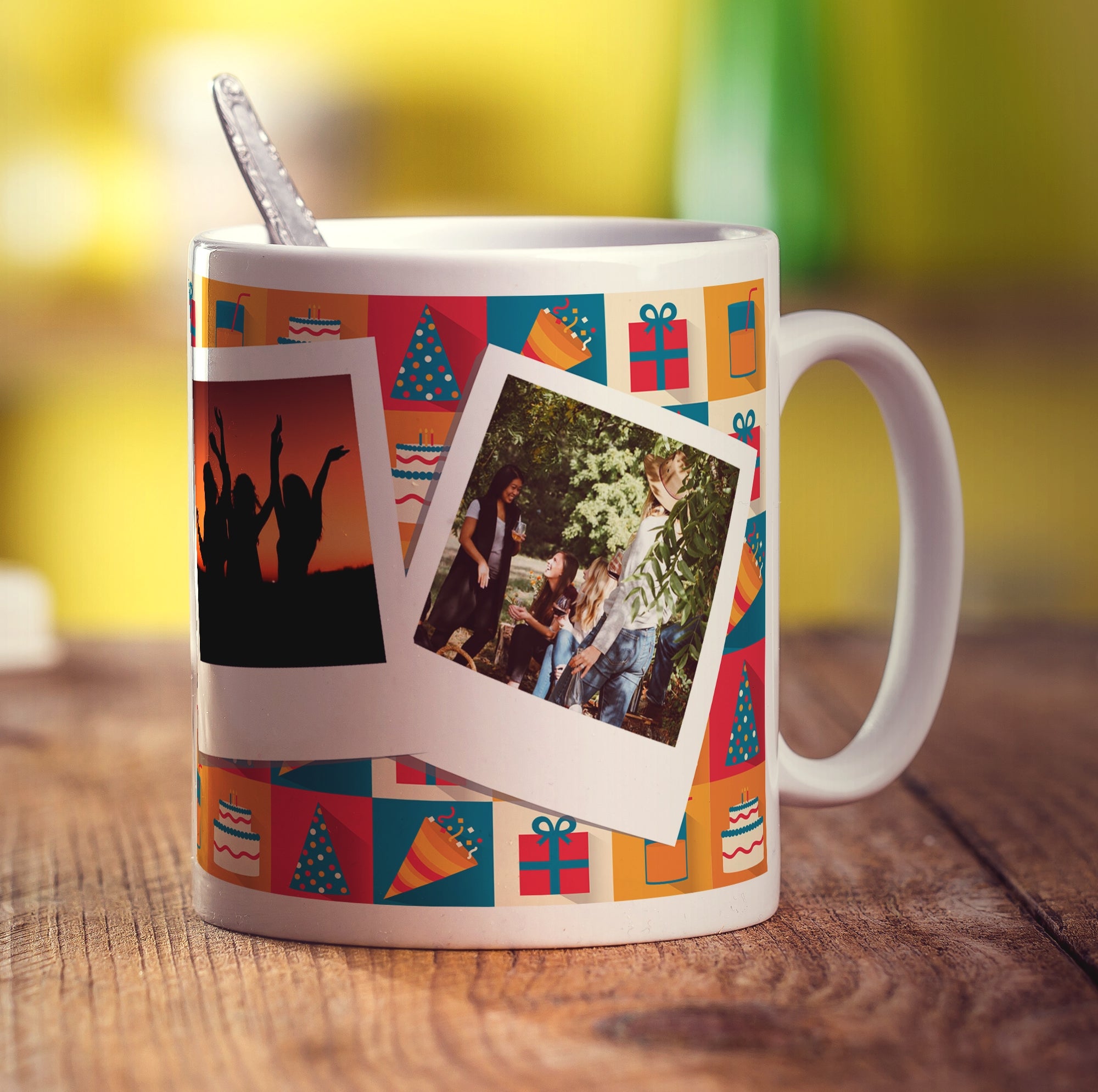 Birthday Polaroid Photo Mug
