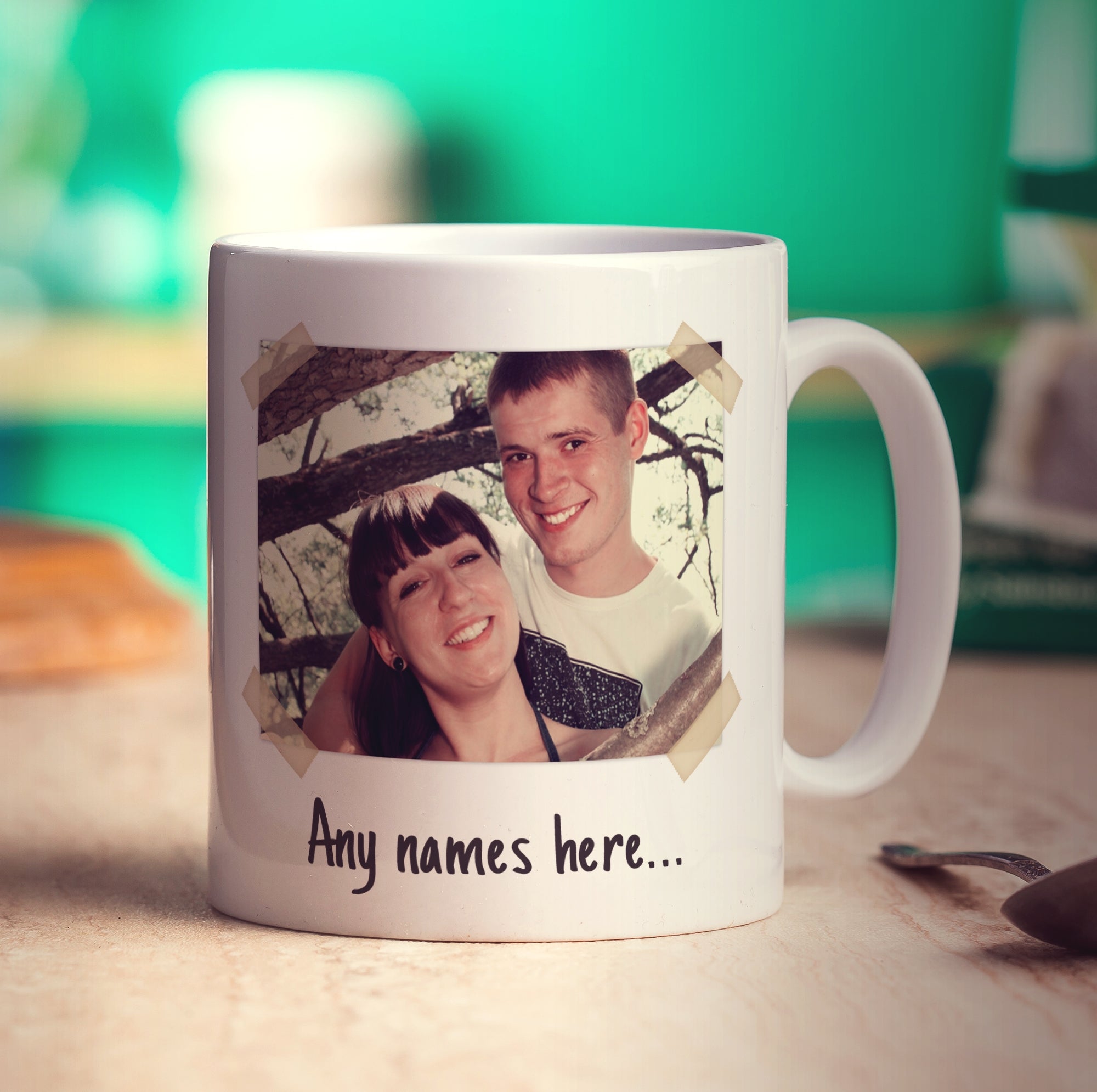Scrapbook Style Photo Mug