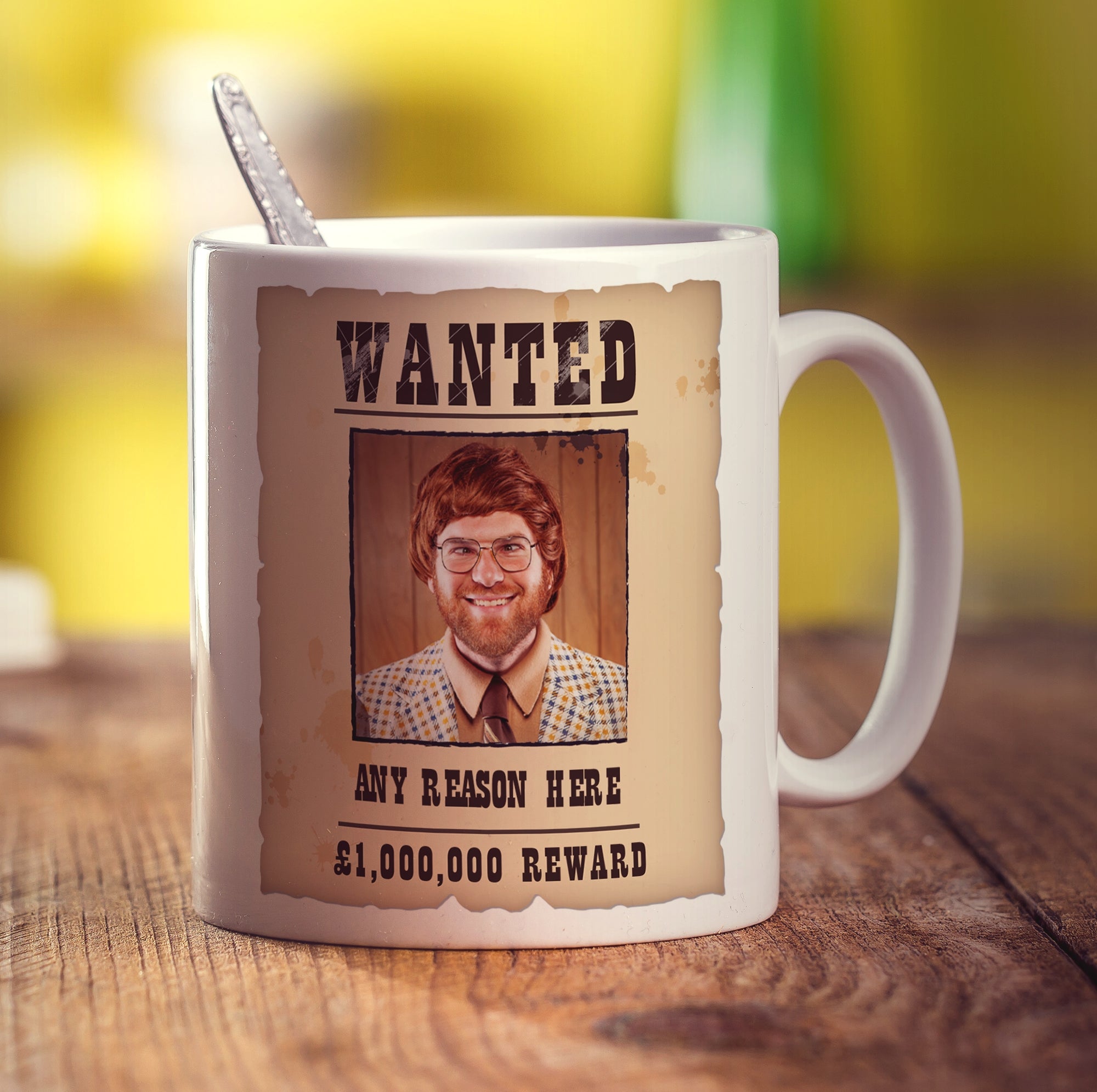 Wanted Poster Photo Mug