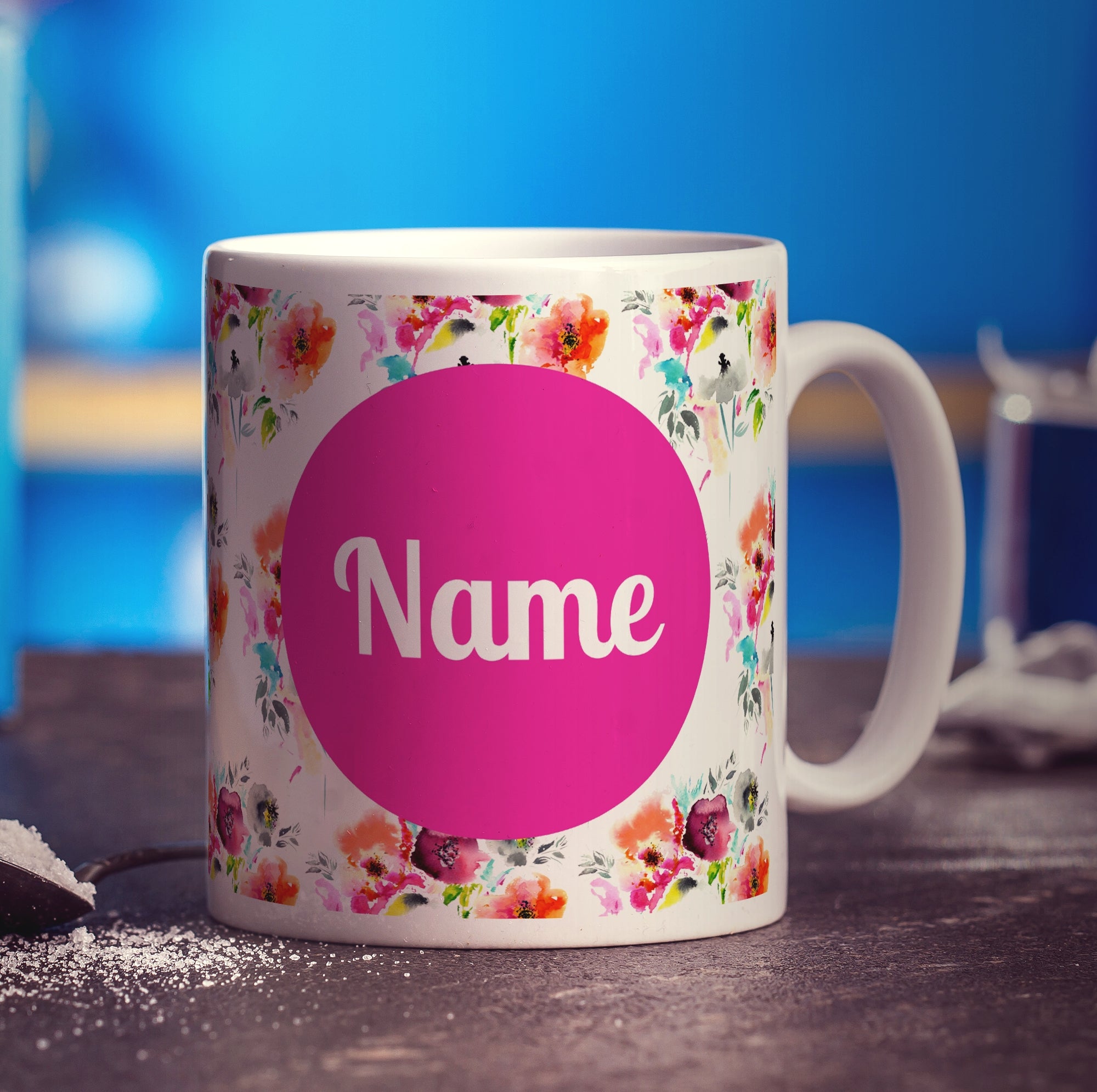 Watercolour Floral Mug by Jessica Peppin