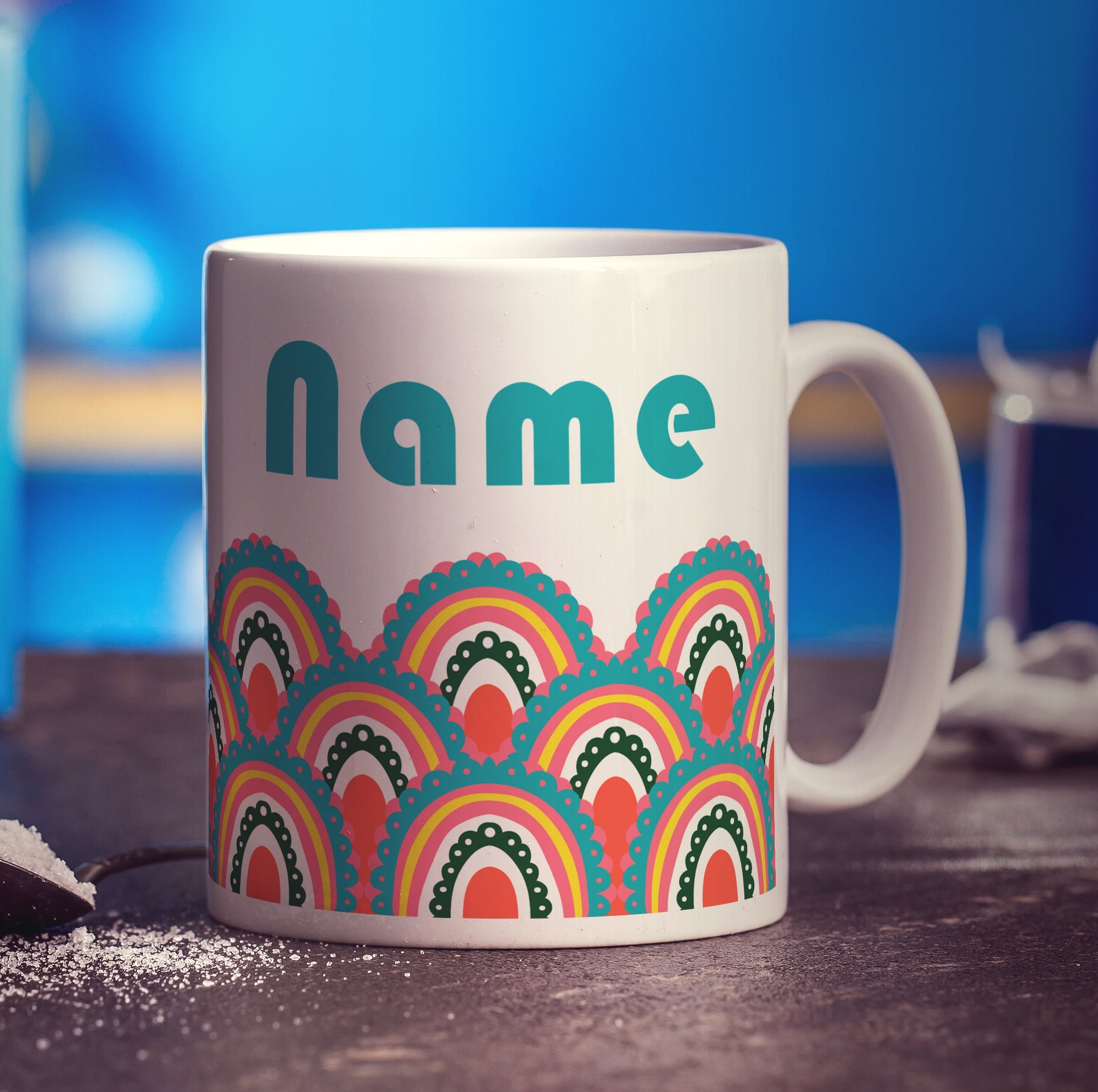 Retro Name Mug