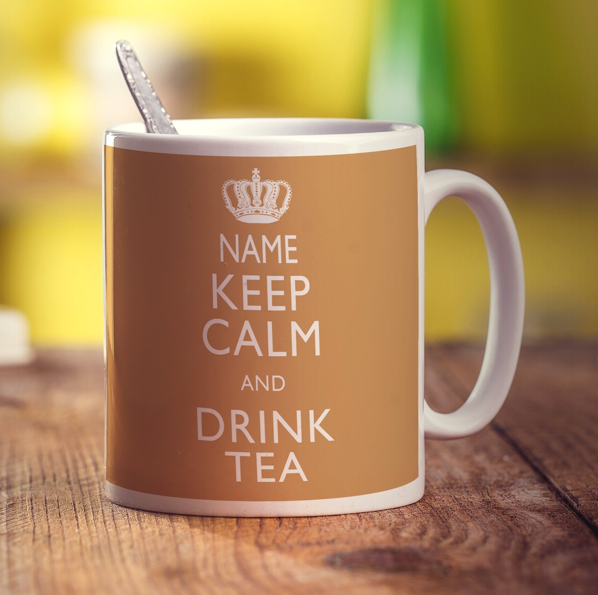 Keep Calm and Drink Tea Personalised Mug