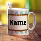Name in a Frame Mug - Standard 330ml (11oz) / White