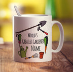 World's Greatest Gardener Name Mug
