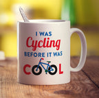I Was Cycling Before it Was Cool Photo Mug - Standard 330ml (11oz) / White