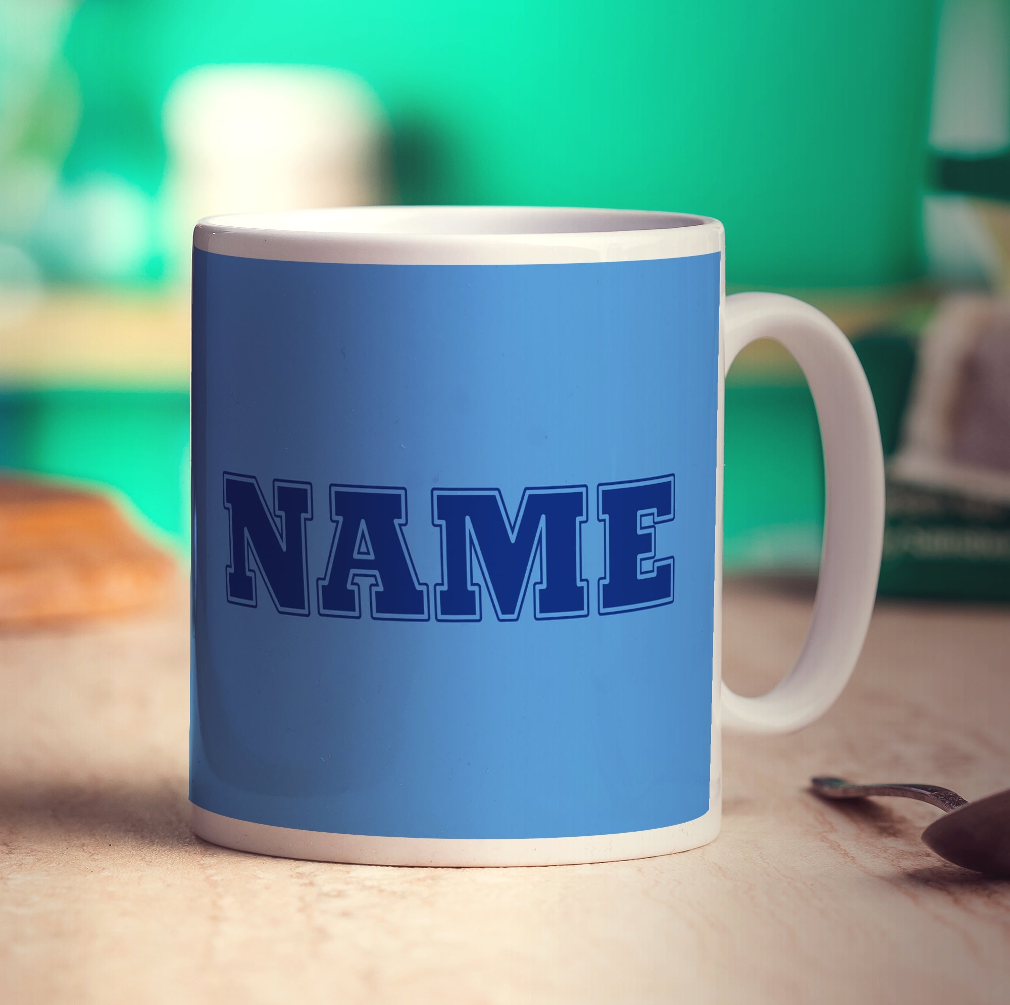 Team Name Mug - Blue