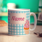 Cupcake Name Mug - Standard 330ml (11oz) / White
