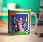 Football Themed Photo Mug - Standard 330ml (11oz) / White