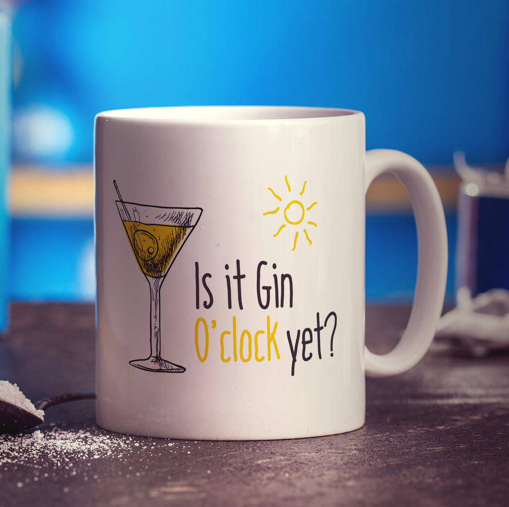 Is It Gin O'Clock Mug - Standard 330ml (11oz) / White