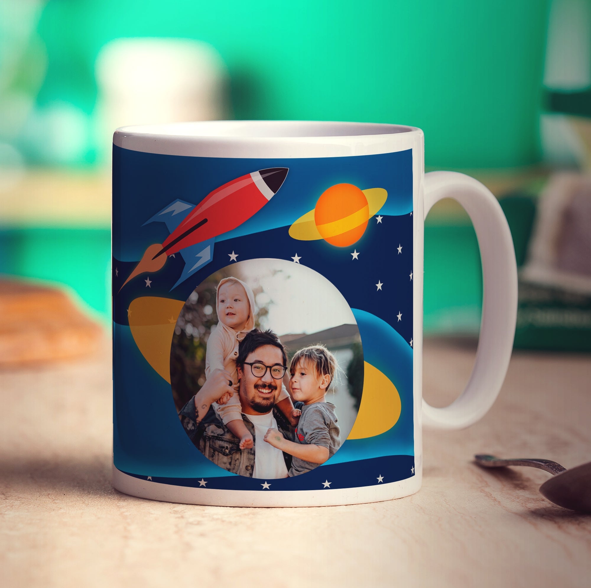Rocket Photo Mug