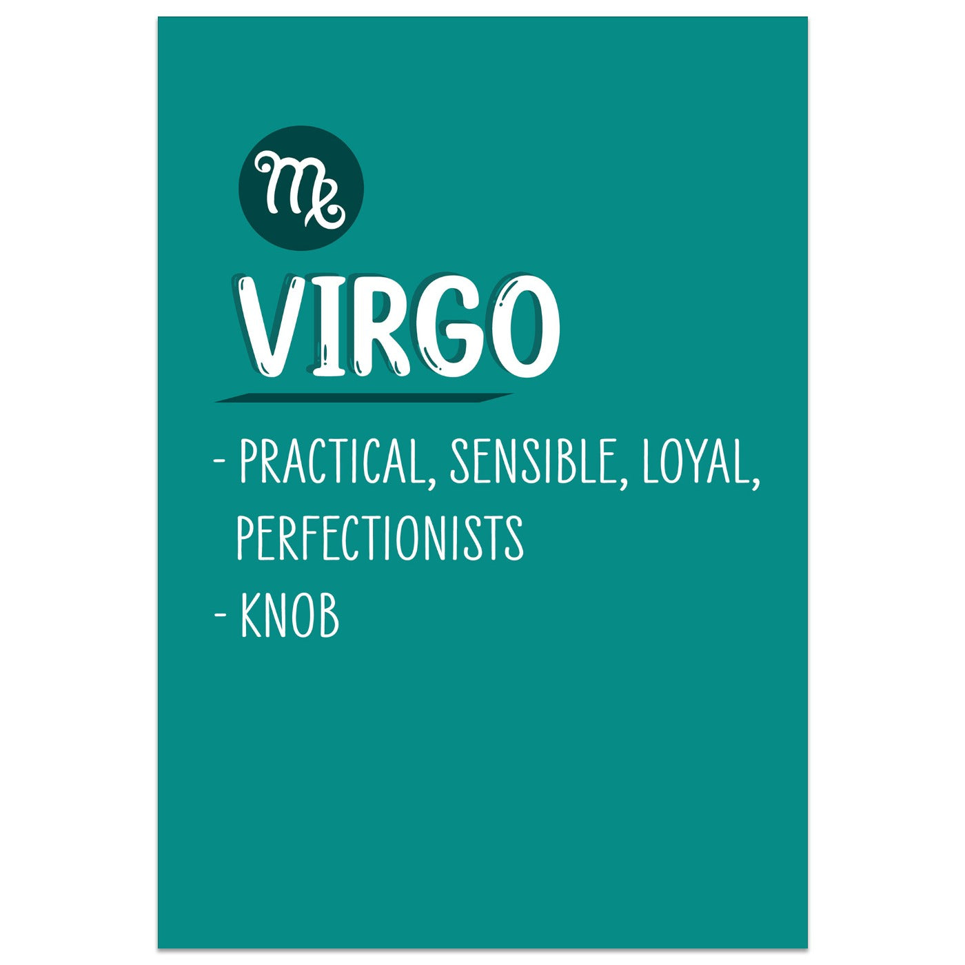 Virgo Definition Birthday Card