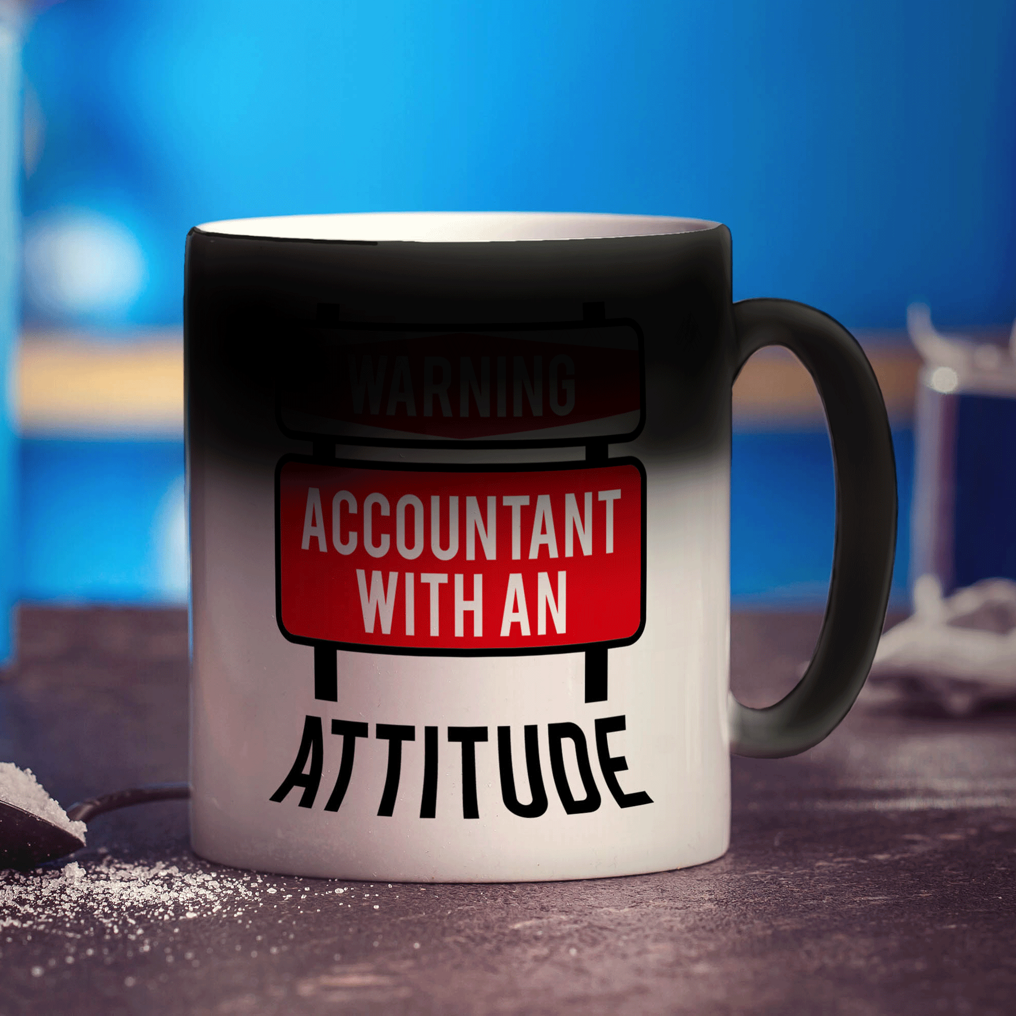 Warning Accountant With an Attitude Mug