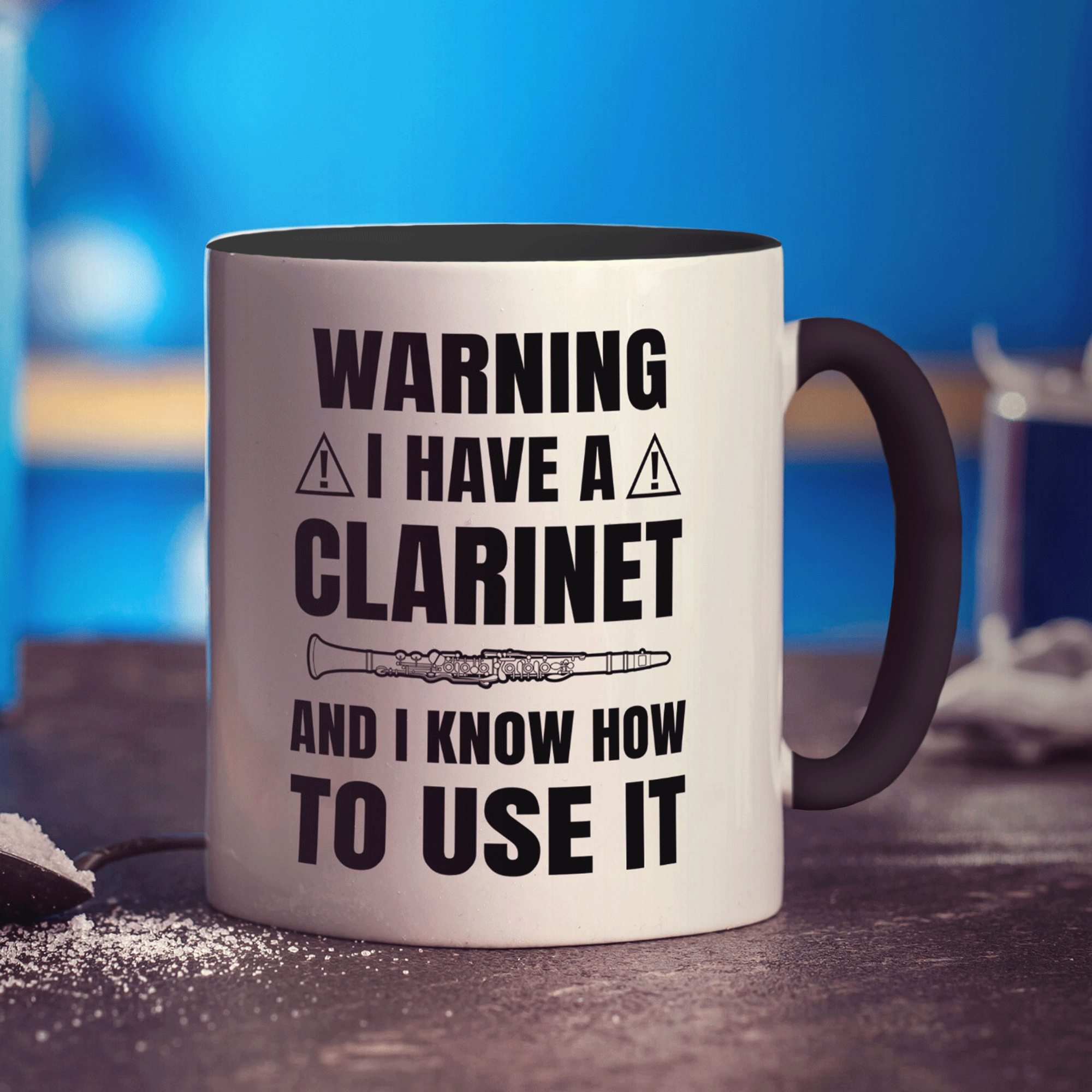Warning I Have a Clarinet and I Know How to Use it Mug