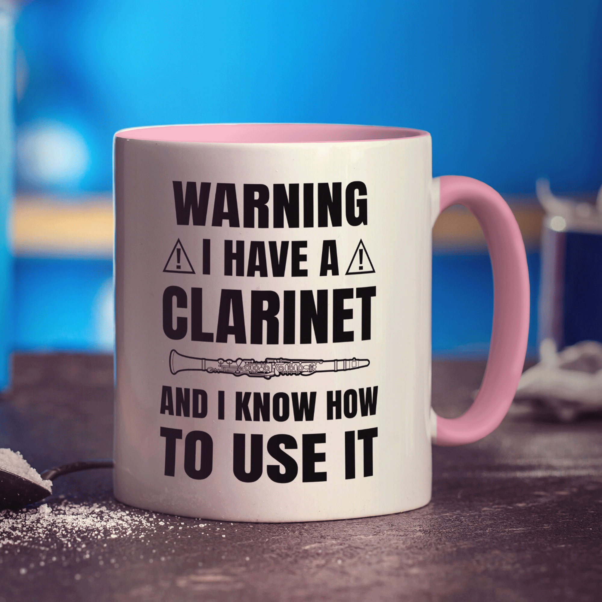 Warning I Have a Clarinet and I Know How to Use it Mug