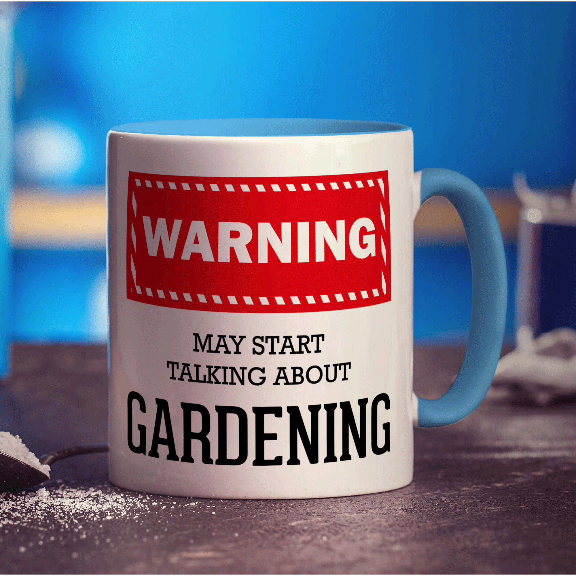 Warning! May Start Talking About Gardening Mug