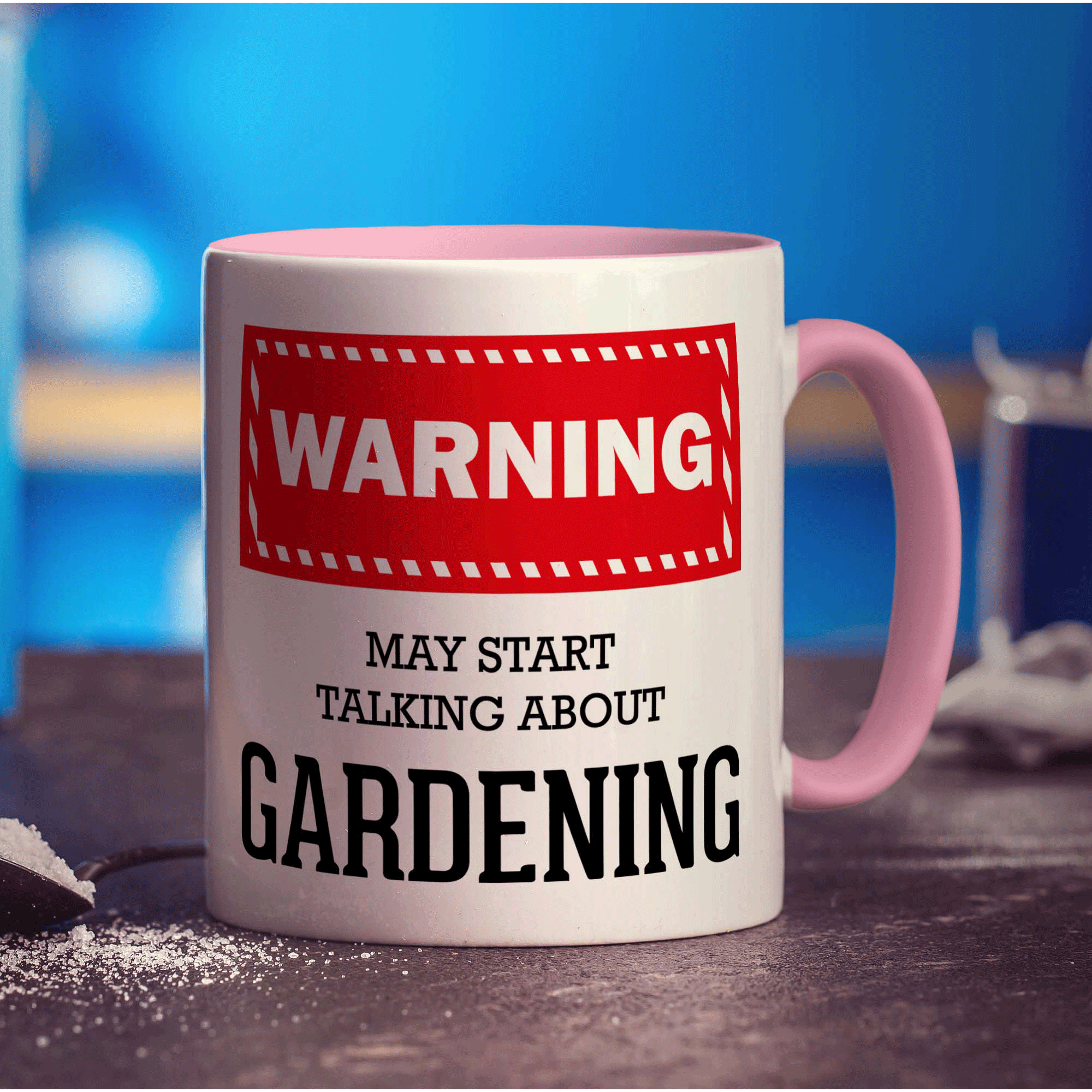 Warning! May Start Talking About Gardening Mug