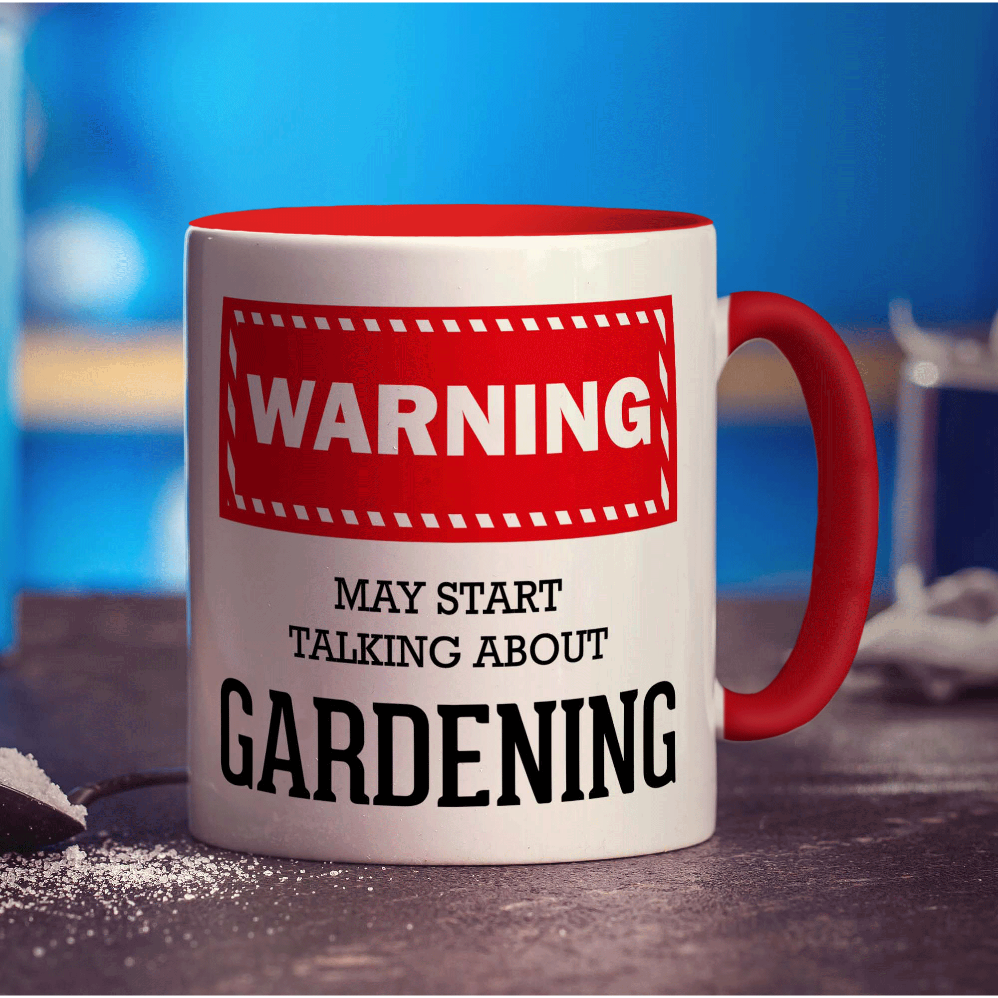 Warning! May Start Talking About Gardening Mug