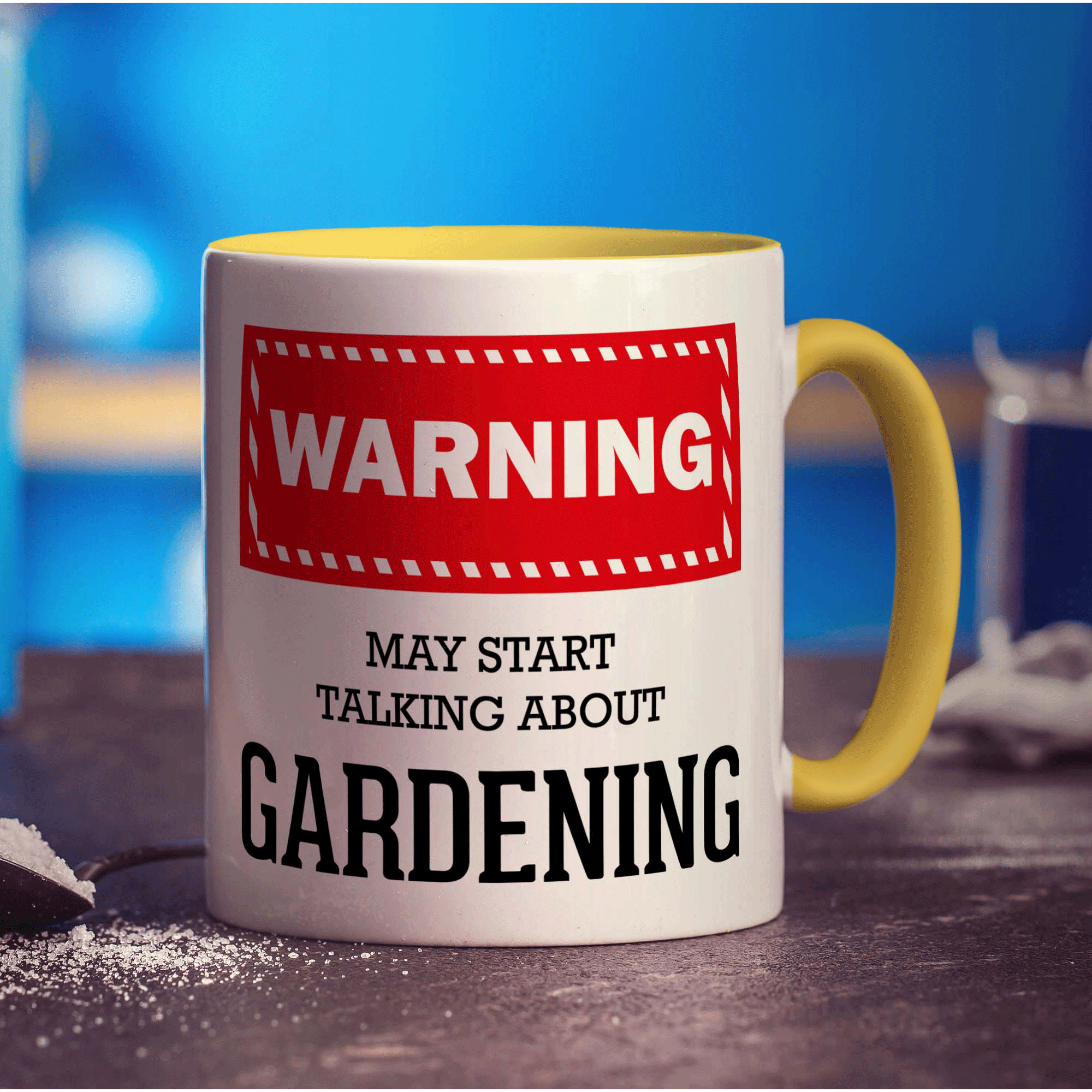 Warning! May Start Talking About Gardening Mug