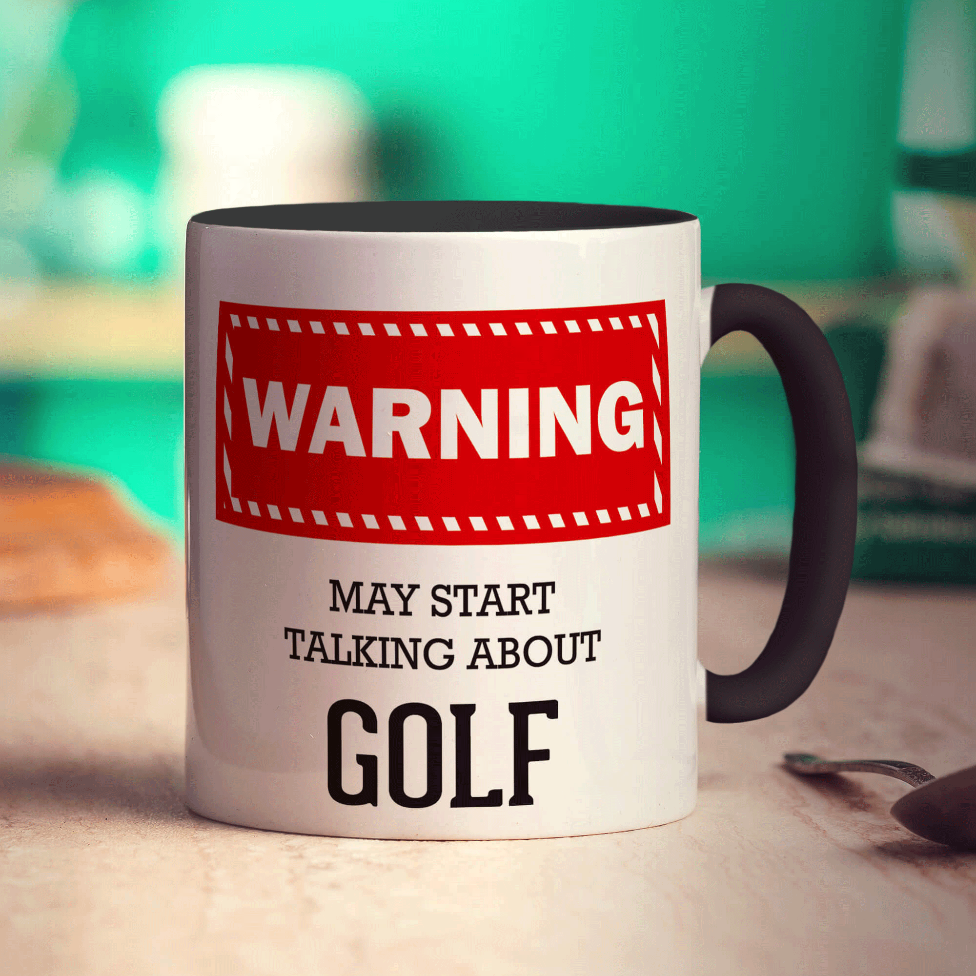 Warning! May Start Talking About Golf Mug