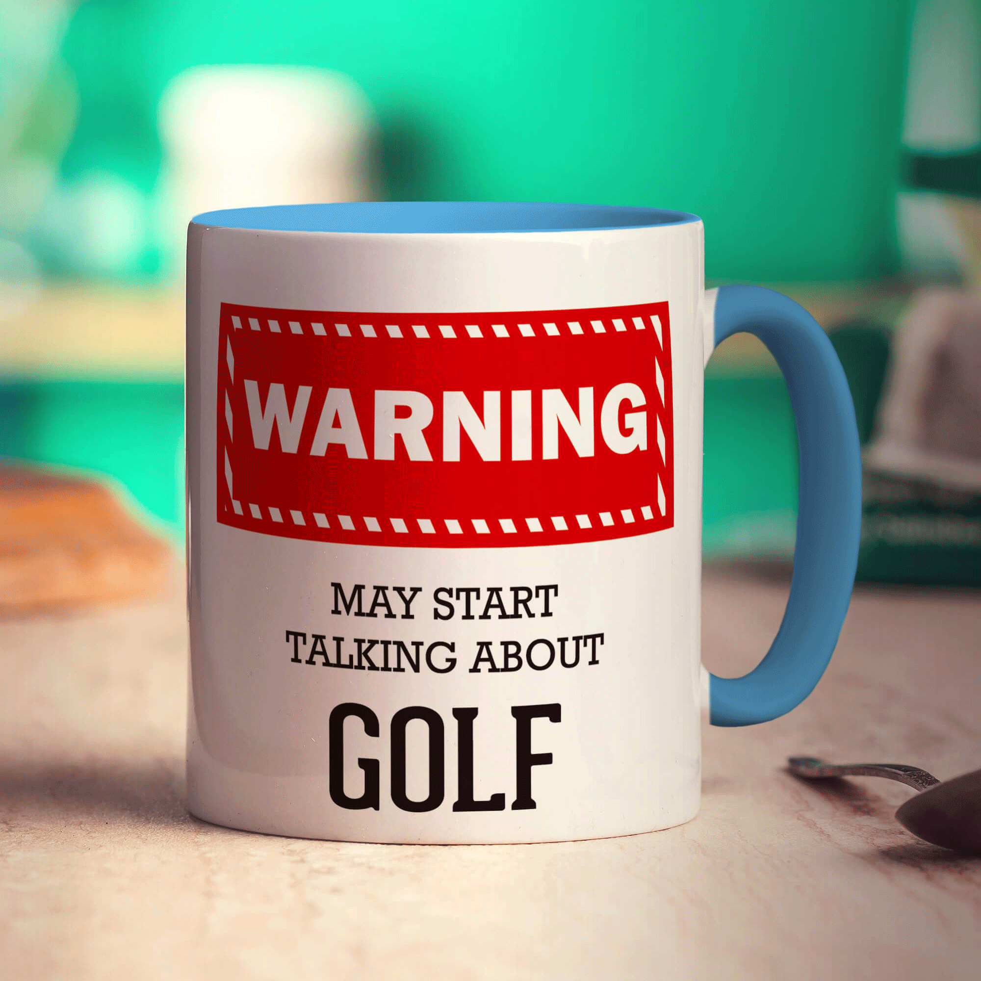 Warning! May Start Talking About Golf Mug
