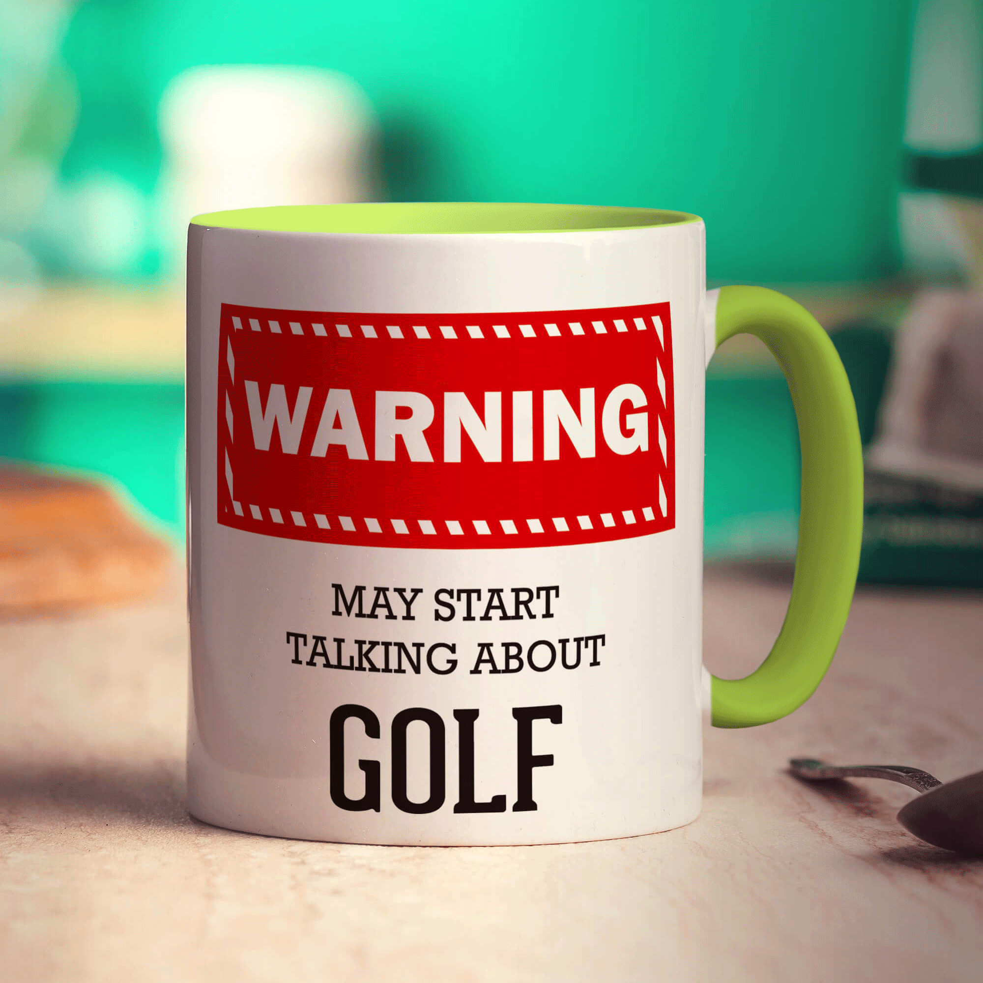 Warning! May Start Talking About Golf Mug