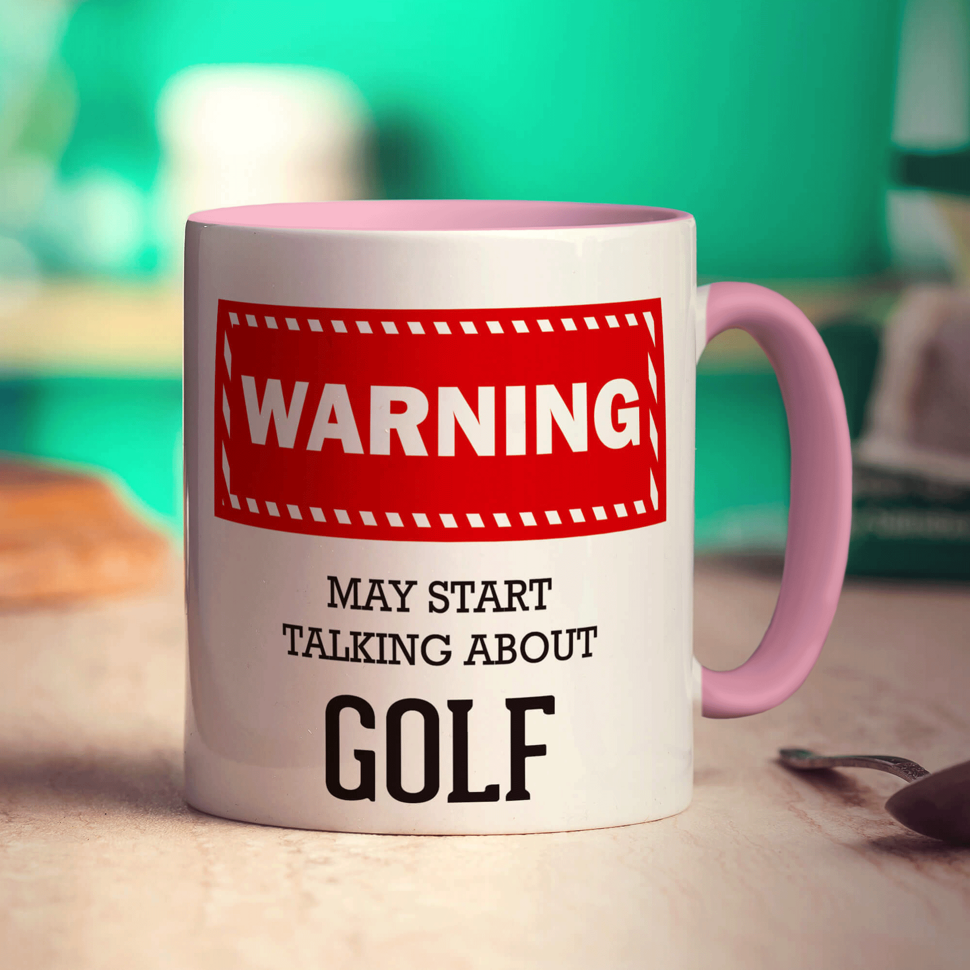 Warning! May Start Talking About Golf Mug