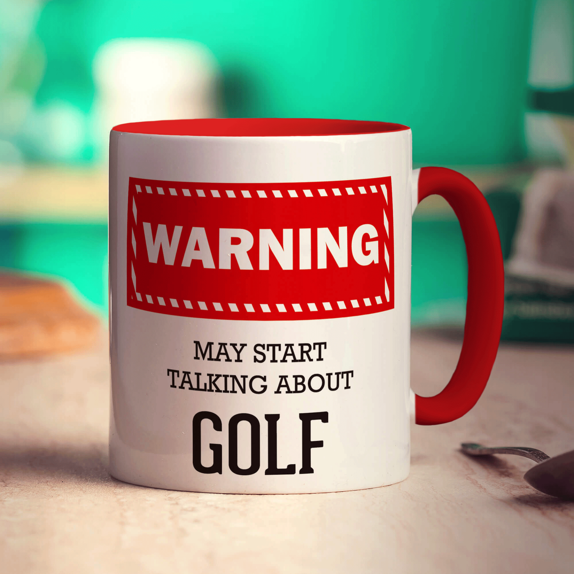 Warning! May Start Talking About Golf Mug