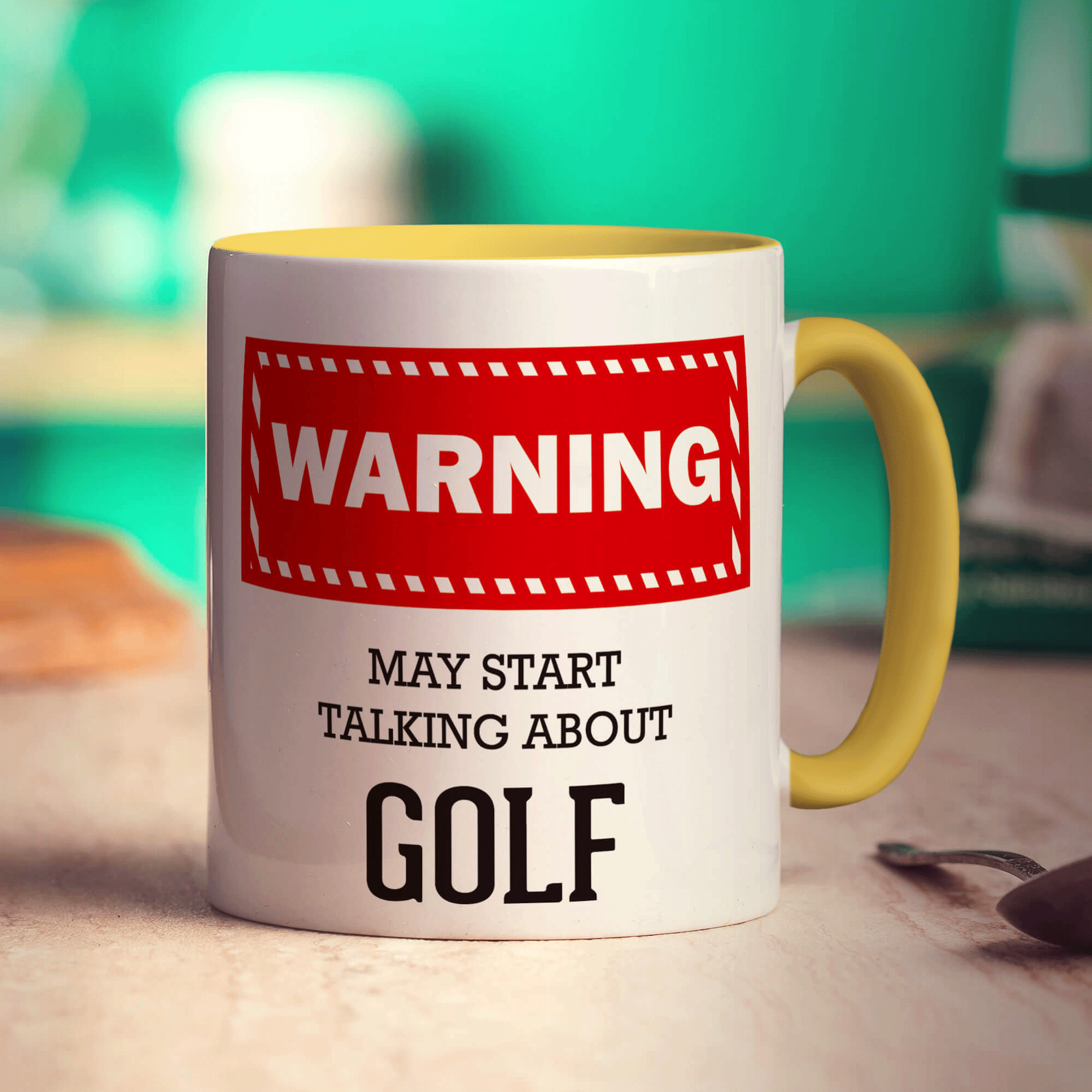 Warning! May Start Talking About Golf Mug