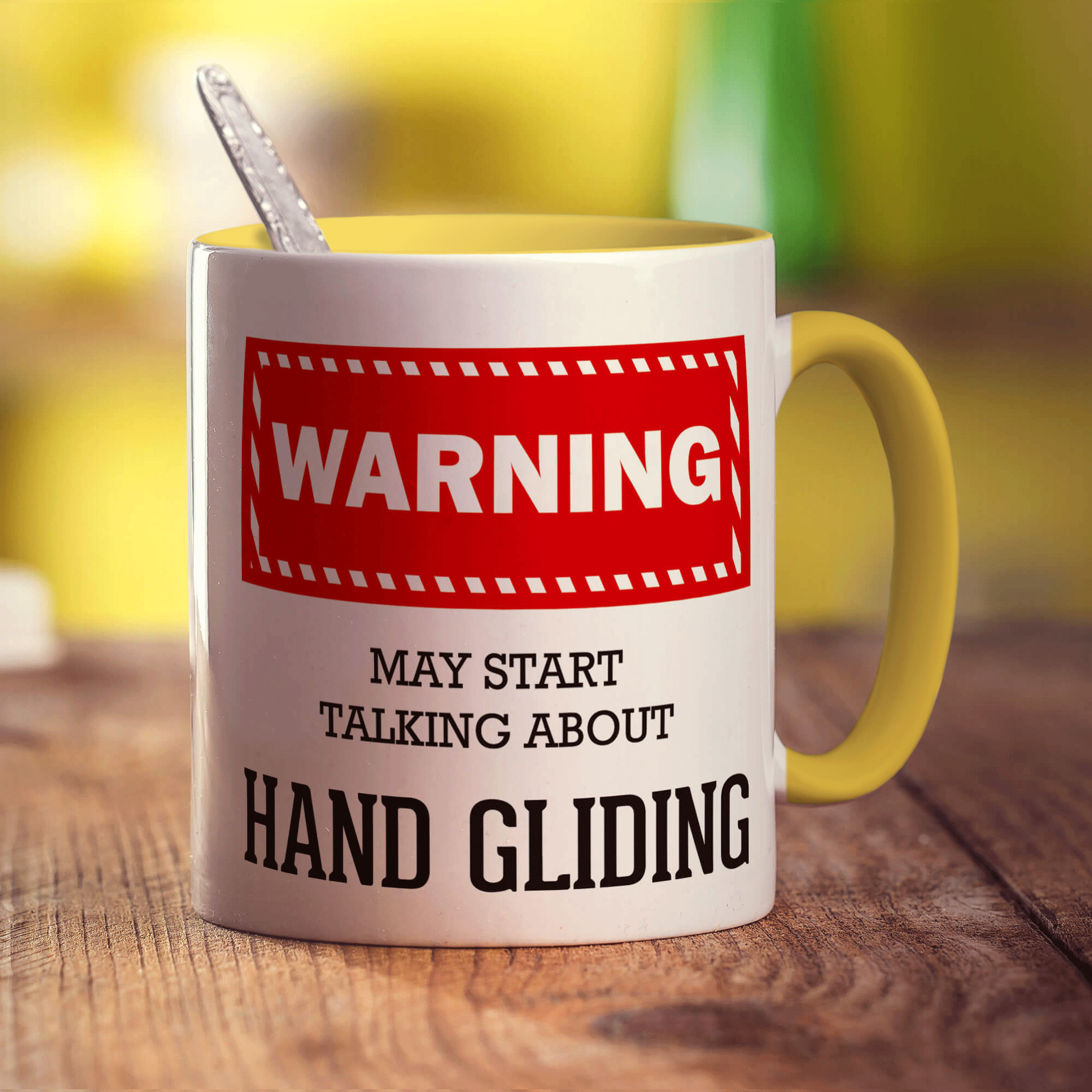 Warning! May Start Talking About Hand Gliding Mug