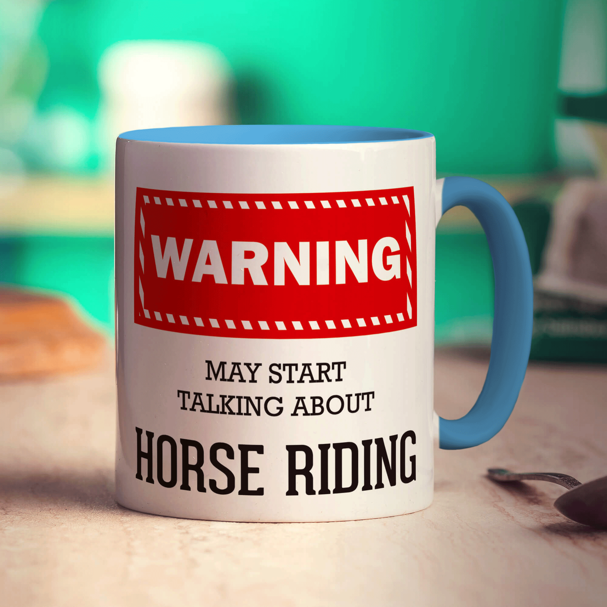Warning! May Start Talking About Horse Riding Mug