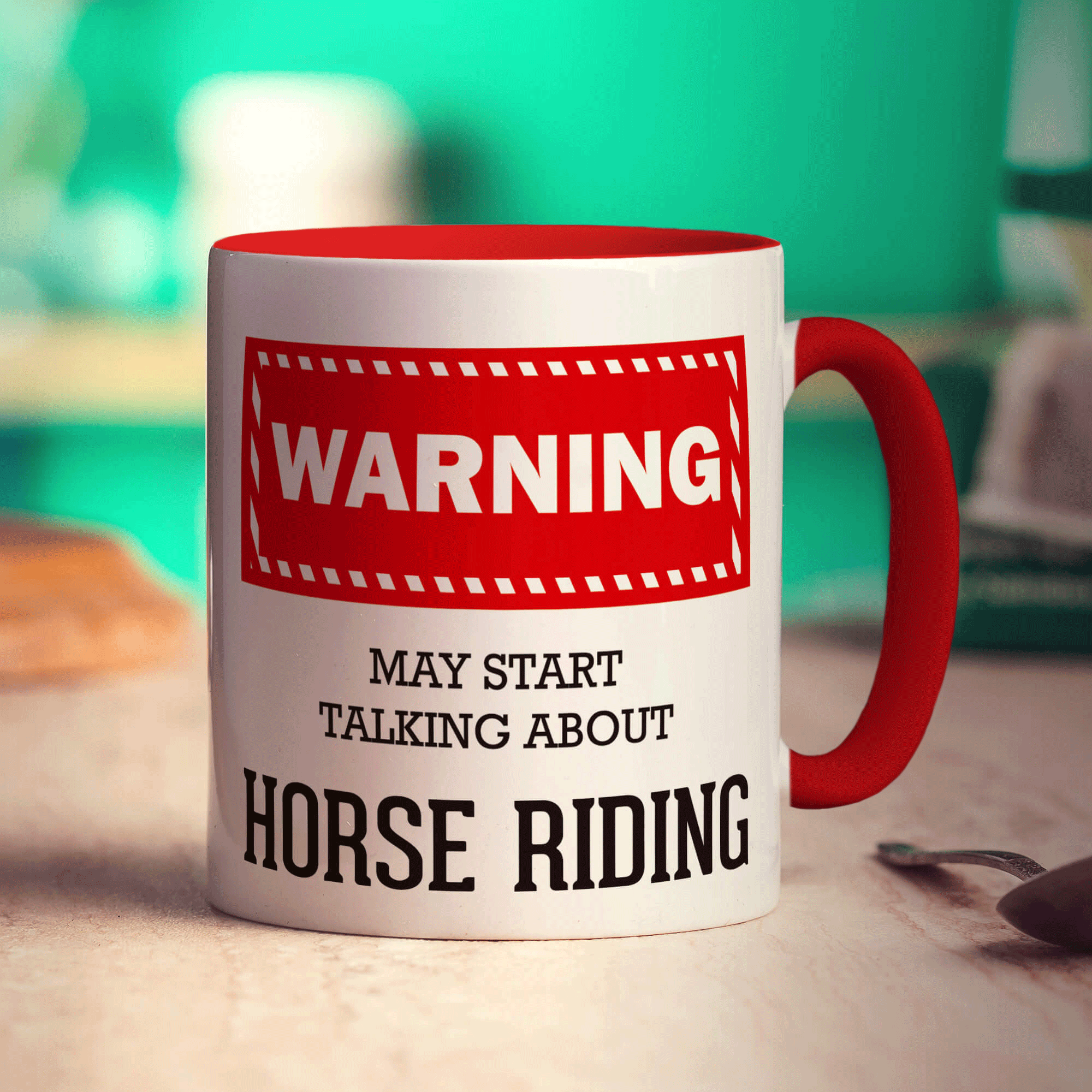 Warning! May Start Talking About Horse Riding Mug