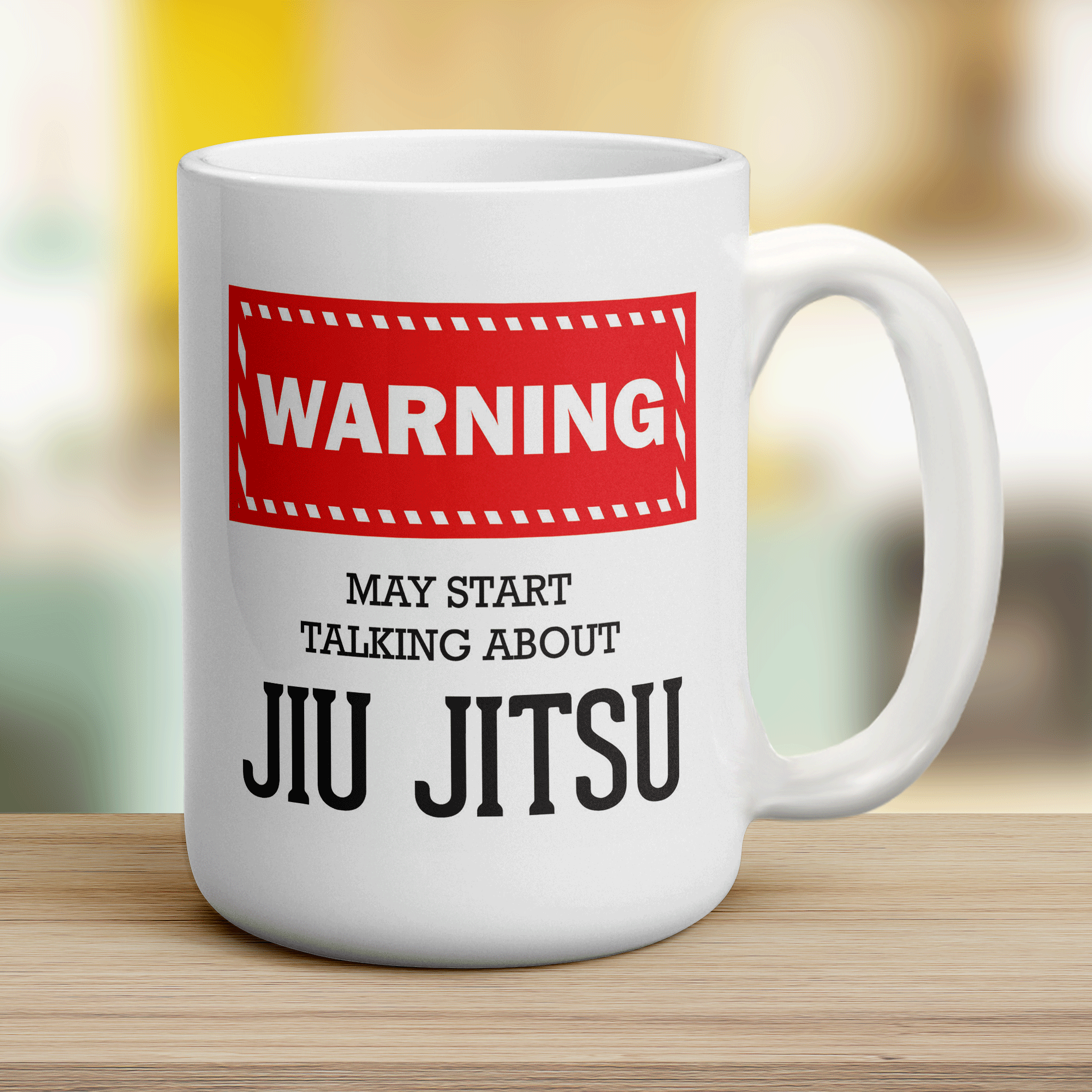 Warning! May Start Talking About Jiu Jitsu Mug