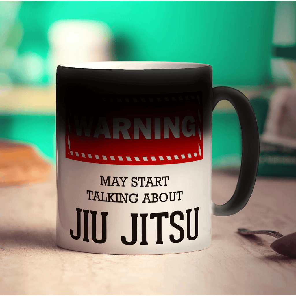 Warning! May Start Talking About Jiu Jitsu Mug - Standard 330ml (11oz) / Magic Mug