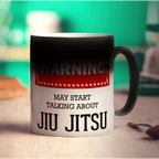 Warning! May Start Talking About Jiu Jitsu Mug - Standard 330ml (11oz) / Magic Mug