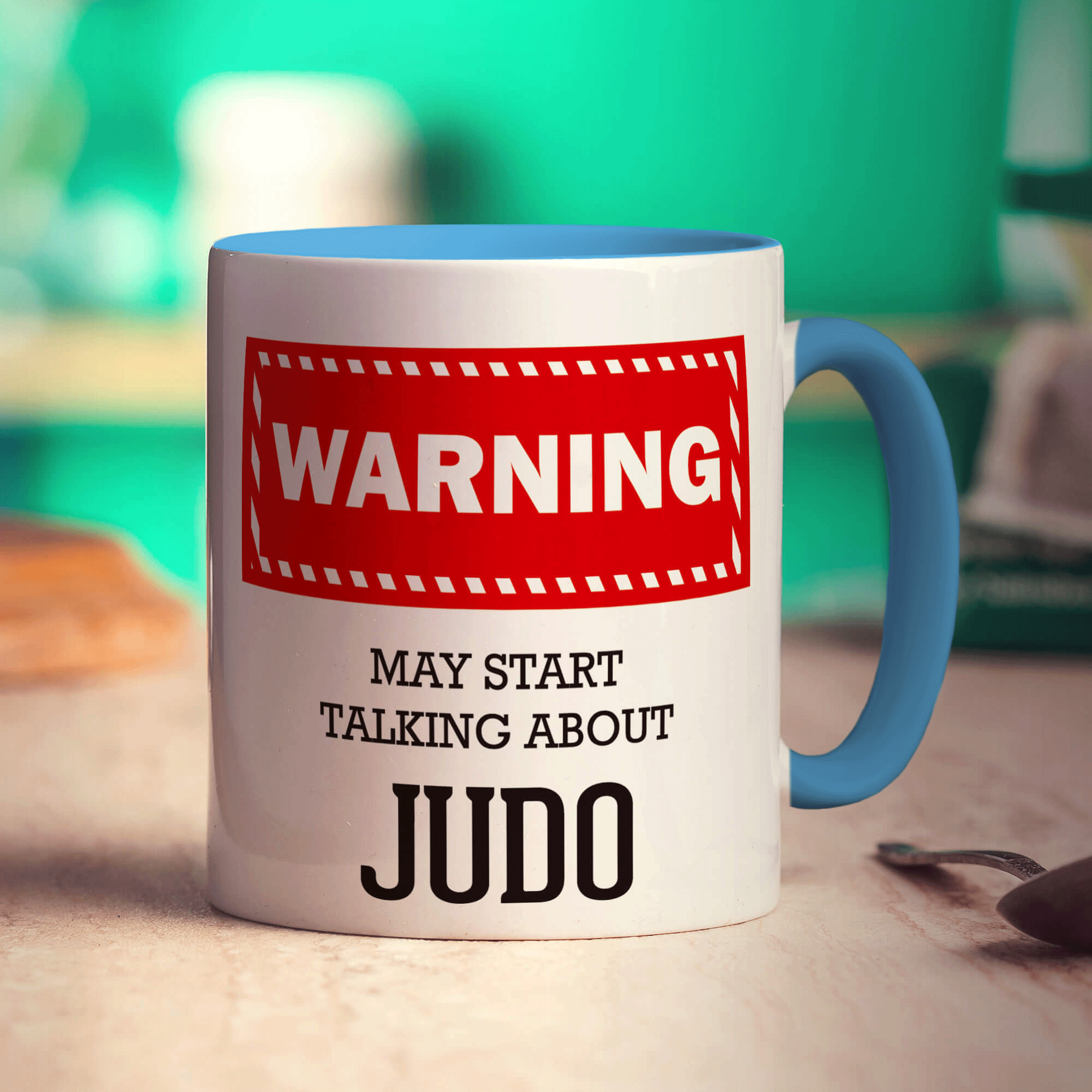 Warning! May Start Talking About Judo Mug